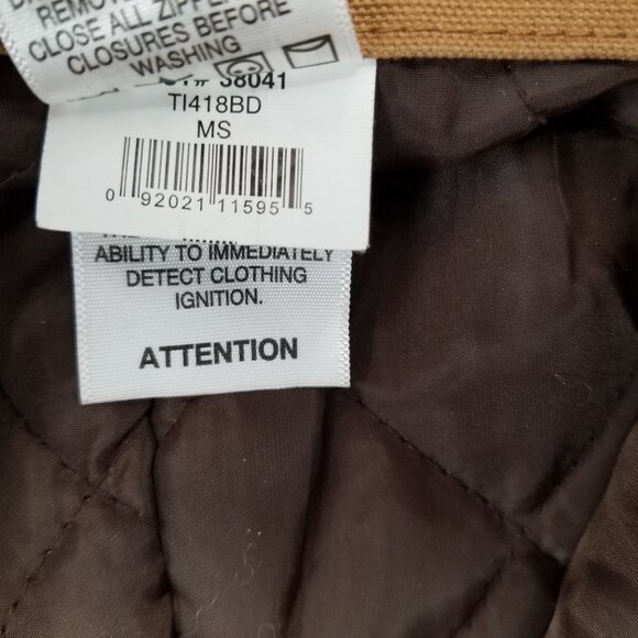 Schmidt 40-42 Overalls Coveralls Insulated Brown Medium short - Picture 14 of 15